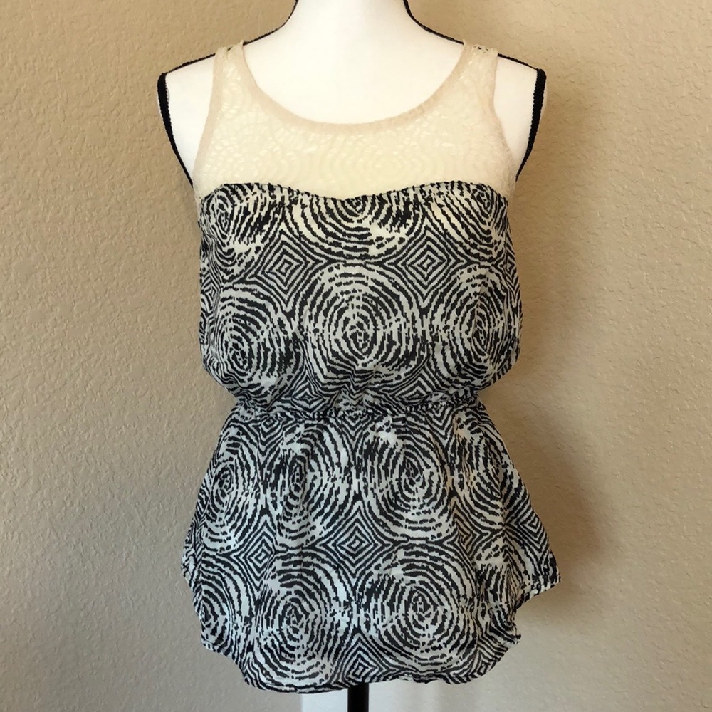 Forever 21 Geometric Print Blouse